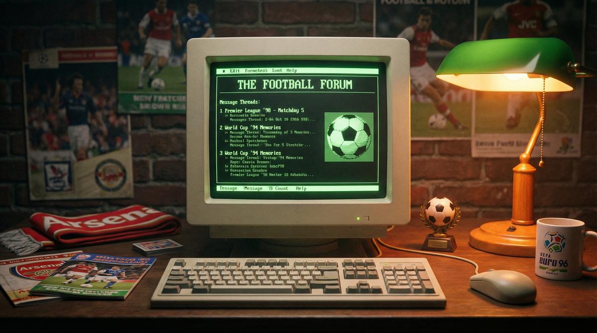 复古电脑显示JRS足球论坛界面 - 好博体育